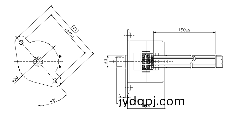 OT-SM20P-195步进电机|步进电机厂家|POS机电机|医疗器械电机|微型马达-万至达电机