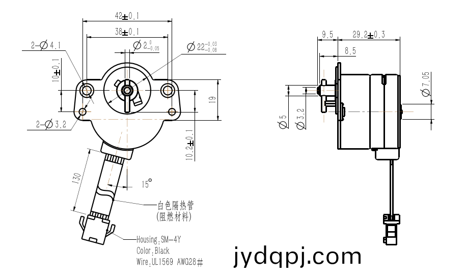 OT-GSM35-384减速步进电机|照片打印机电机|医疗器械电机|微型电机-万至达电机
