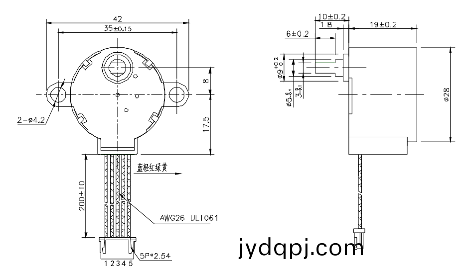 OT-GSM28-294照片打印机电机|步进电机|微型打印机电机|打印机电机报价-万至达电机