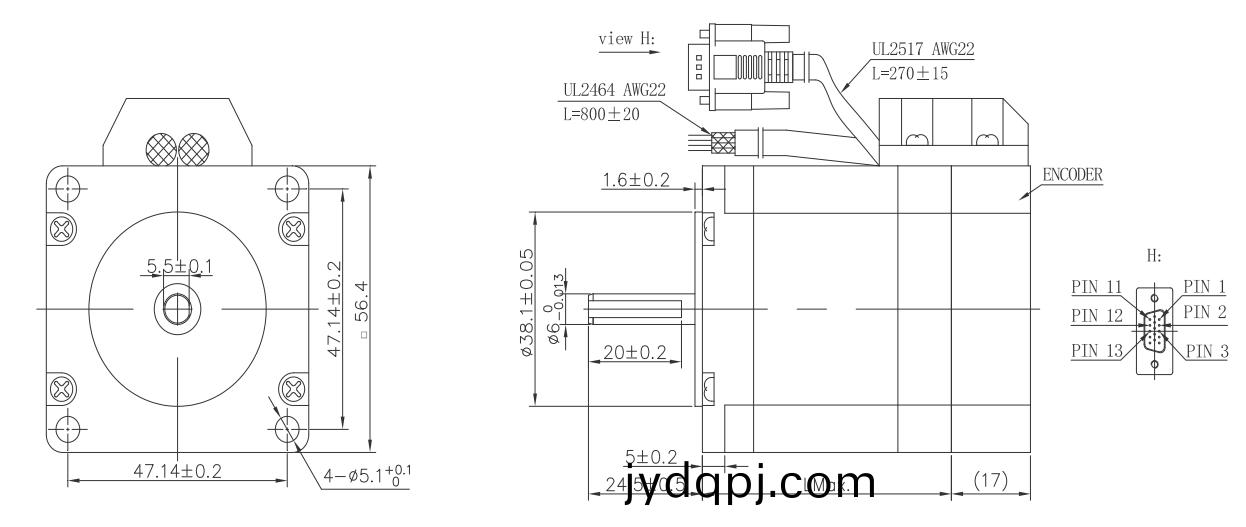 OT-57HS54-005步进电机|步进电机参数|直线步进电机|步进电机品牌-万至达电机
