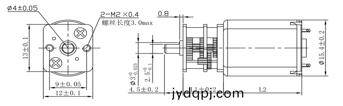 OT-13GA减速电机_小型减速机_直流减速电机_微型电机定制-万至达电机