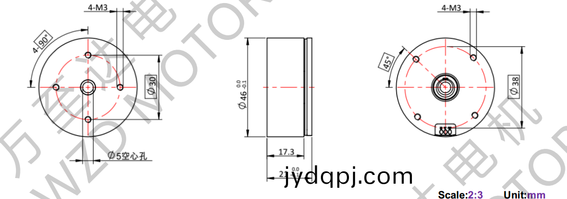 OT-EM4621BLDC无刷电机-万至达电机