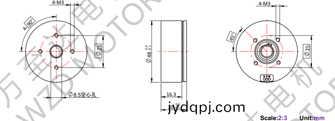 OT-EM4820BLDC无刷电机-万至达电机